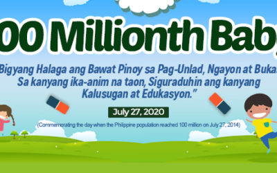 Bingawan commemorates the 6th year of the symbolic 100 Millionth Baby